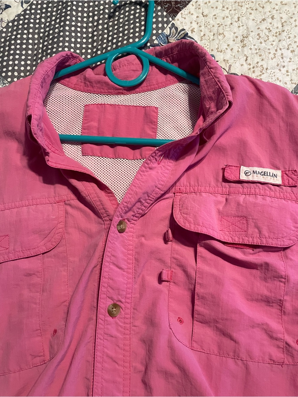 Magellan Pink fishing shirt